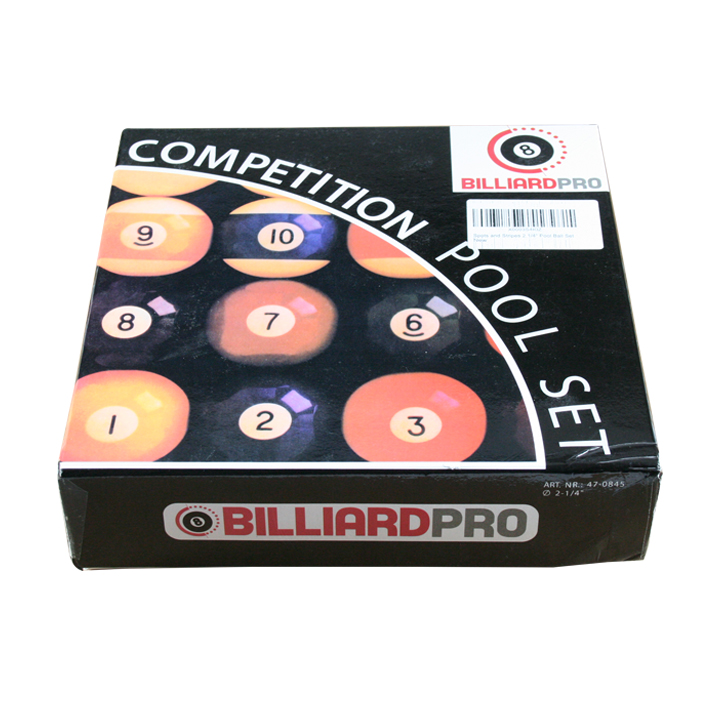 Spots & Stripes Standard 2” Ball Set With 1 7/8” Cue Ball